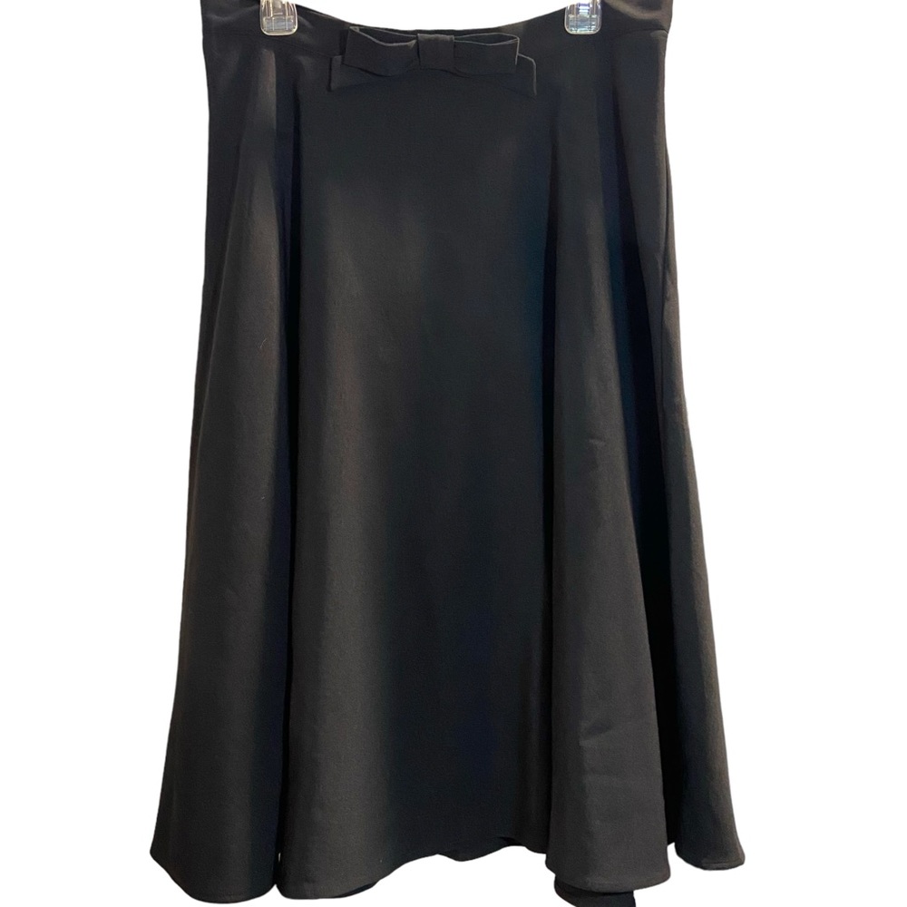 Tatyana Black Swing Skirt w/ Bow Sz XXL